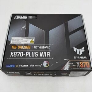 ASUS TUF Gaming X870-PLUS WIFI AM5 Motherboard Open Box